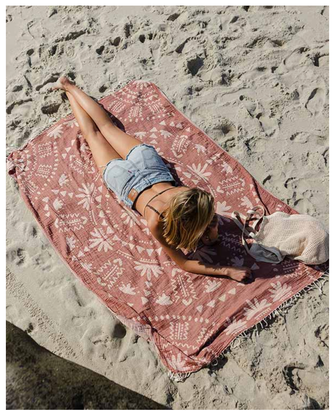  Sand Cloud Extra Large Turkish Beach Towel - Free 100